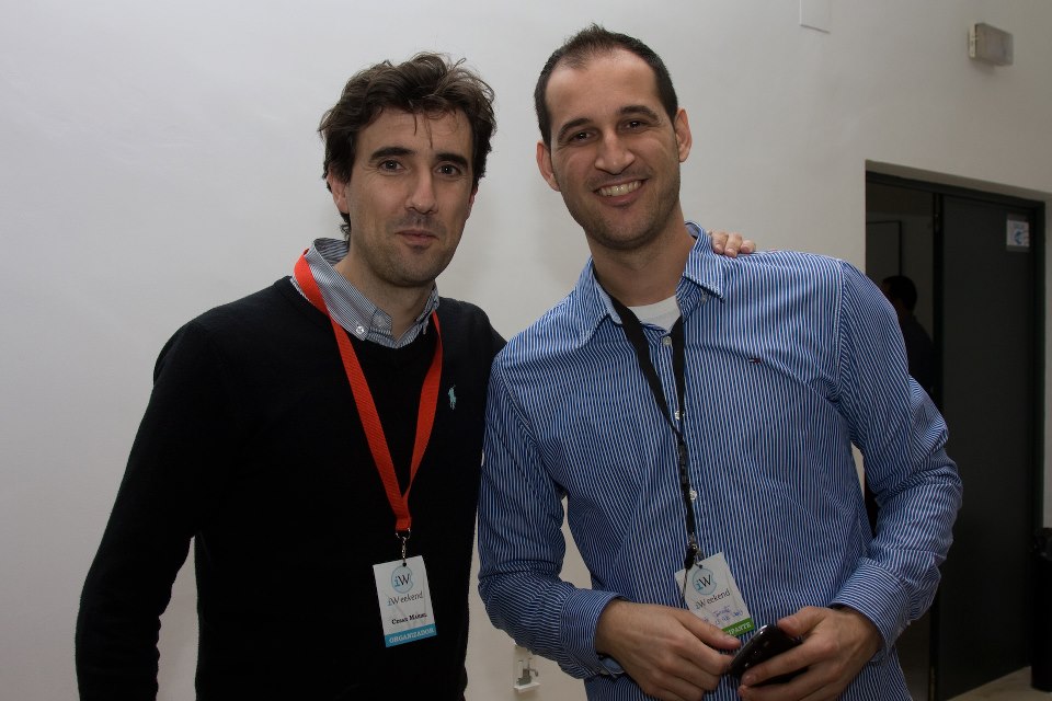 Cesar Mariel con Iván Torrente